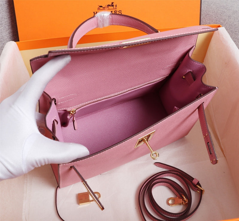 Bolsa Hermes Kelly pink