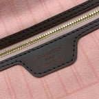 LV Neverfull GM Bag Marrom Estampa Damier Ebene