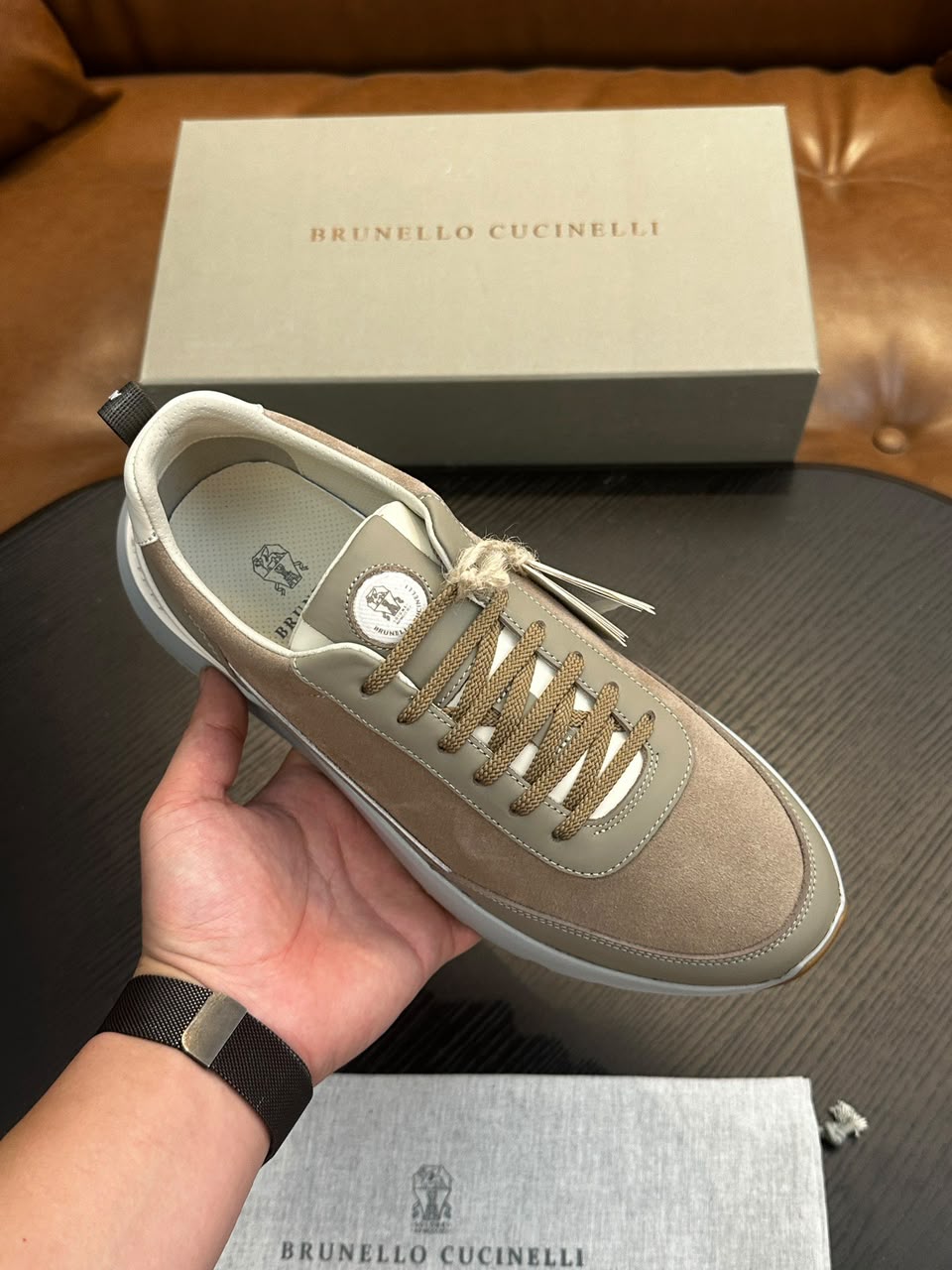 Tênis Brunello Cucinelli Low-Top Runner