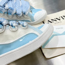 Lanvin Curb Sneaker White Light Blue