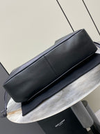 Saint Laurent Shopping Jamie 4.3 Quilted Bag Black Ferragens Douradas