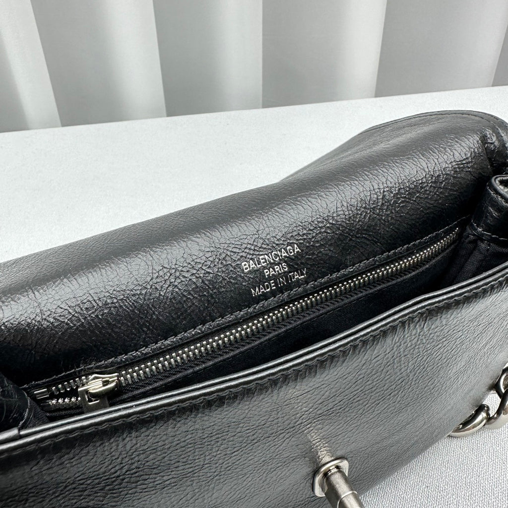 Balenciaga  Small BB Soft Flap Shoulder Black