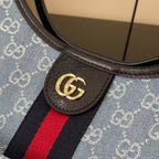 Gucci Giglio Large Tote Bag Blue