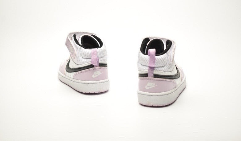 Nike Court Borough Mid 2 (TD/GS) "White / Platinum Violet Infantil