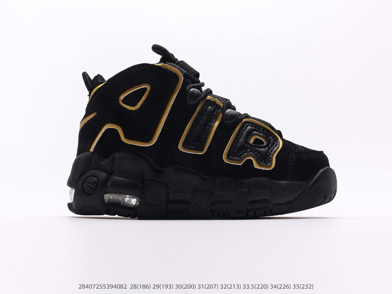 Nike Air More Uptempo Black Infantil