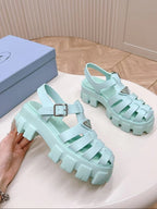 Prada Monolith blue