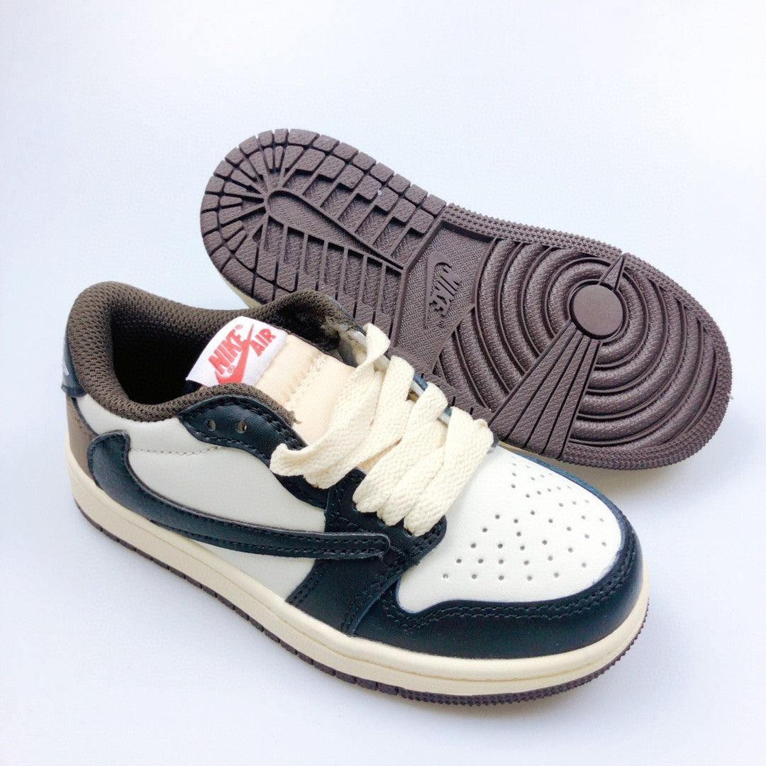 Jordan 1 Retro  x Travis Scott Brown and Black Infantil