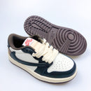 Jordan 1 Retro  x Travis Scott Brown and Black Infantil