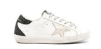 Golden Goose Super-Star com gliter preto