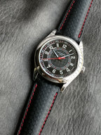Patek Philippe Calatrava "Ebony" Dark Gray Dial With Red Accents