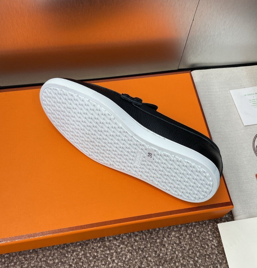 HERMES LOAFER Couro black