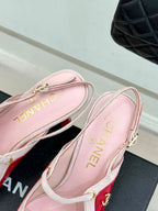 Chanel  Gabrielle Slingback Pumps Pink
