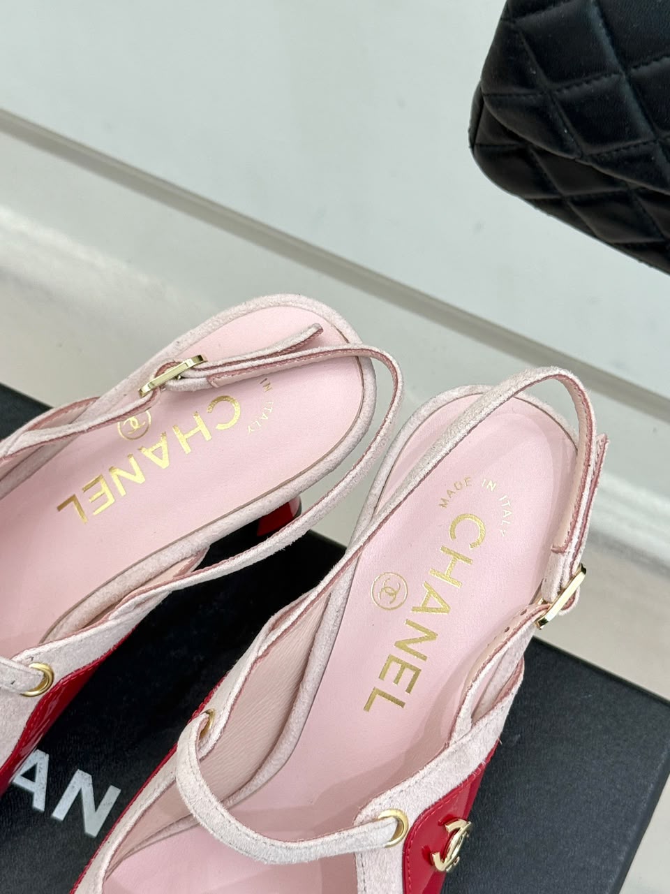 Chanel  Gabrielle Slingback Pumps Pink