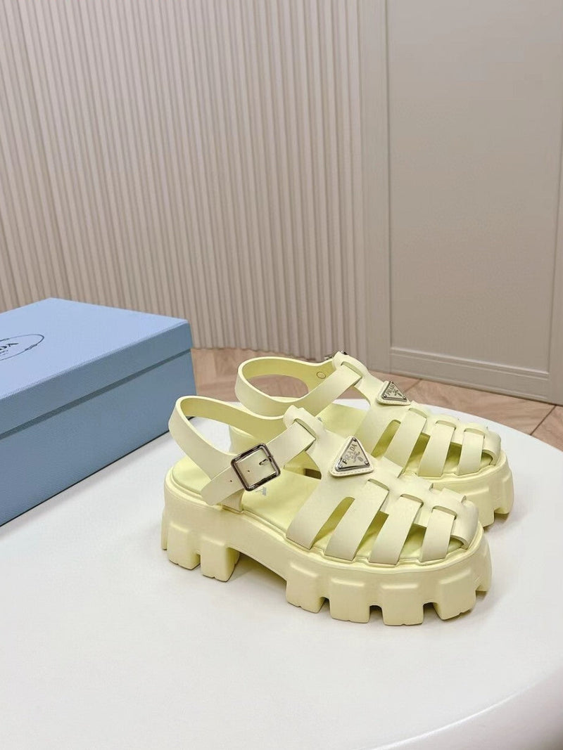 Prada Monolith yellow