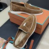 Loro Piana casual shoes brown suede