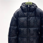 Jaqueta Puffer Gucci Jumbo GG Nylon Canvas