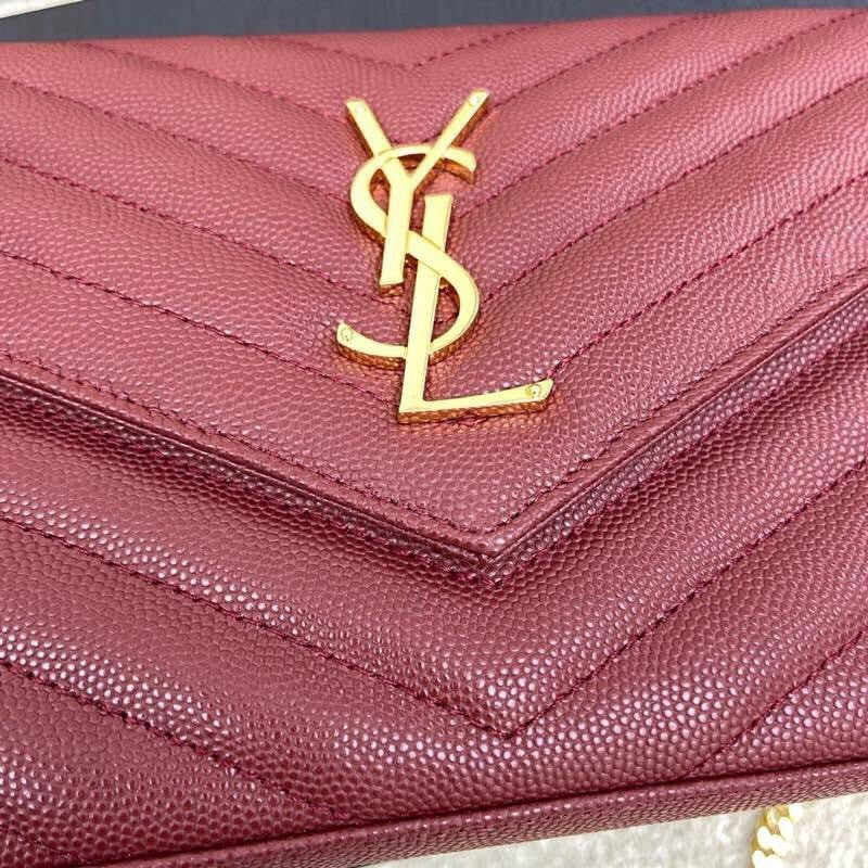 Saint Laurent Shoulder Bag red