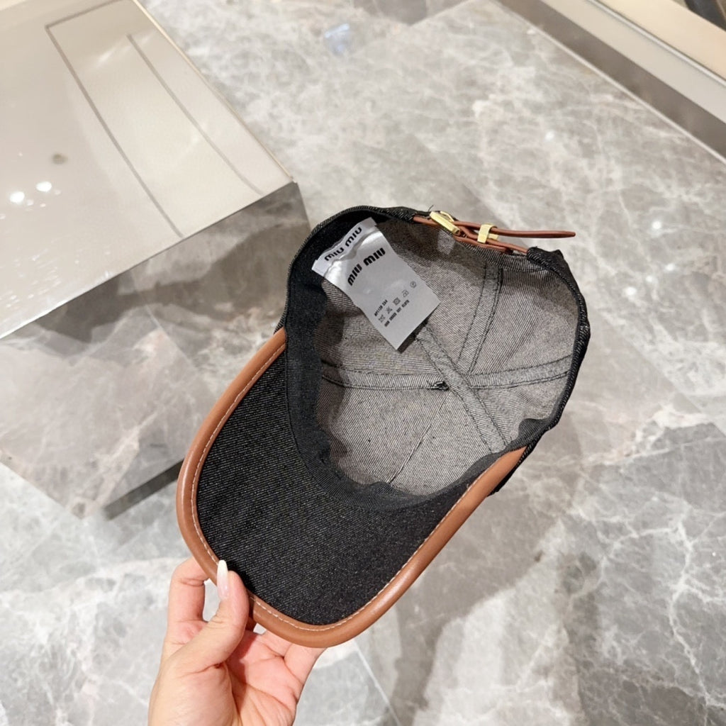 Boné Miu Miu Jeans Black