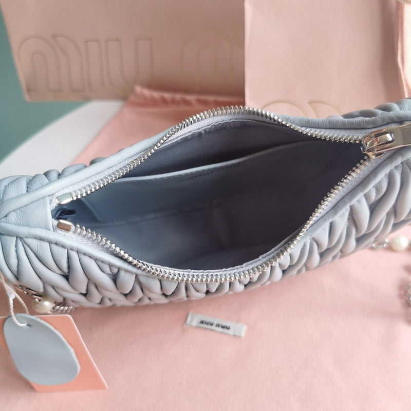 Miu Miu Wander Matelassé Shoulder Bag