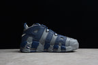 Air More Uptempo Cool Grey Midnight Navy