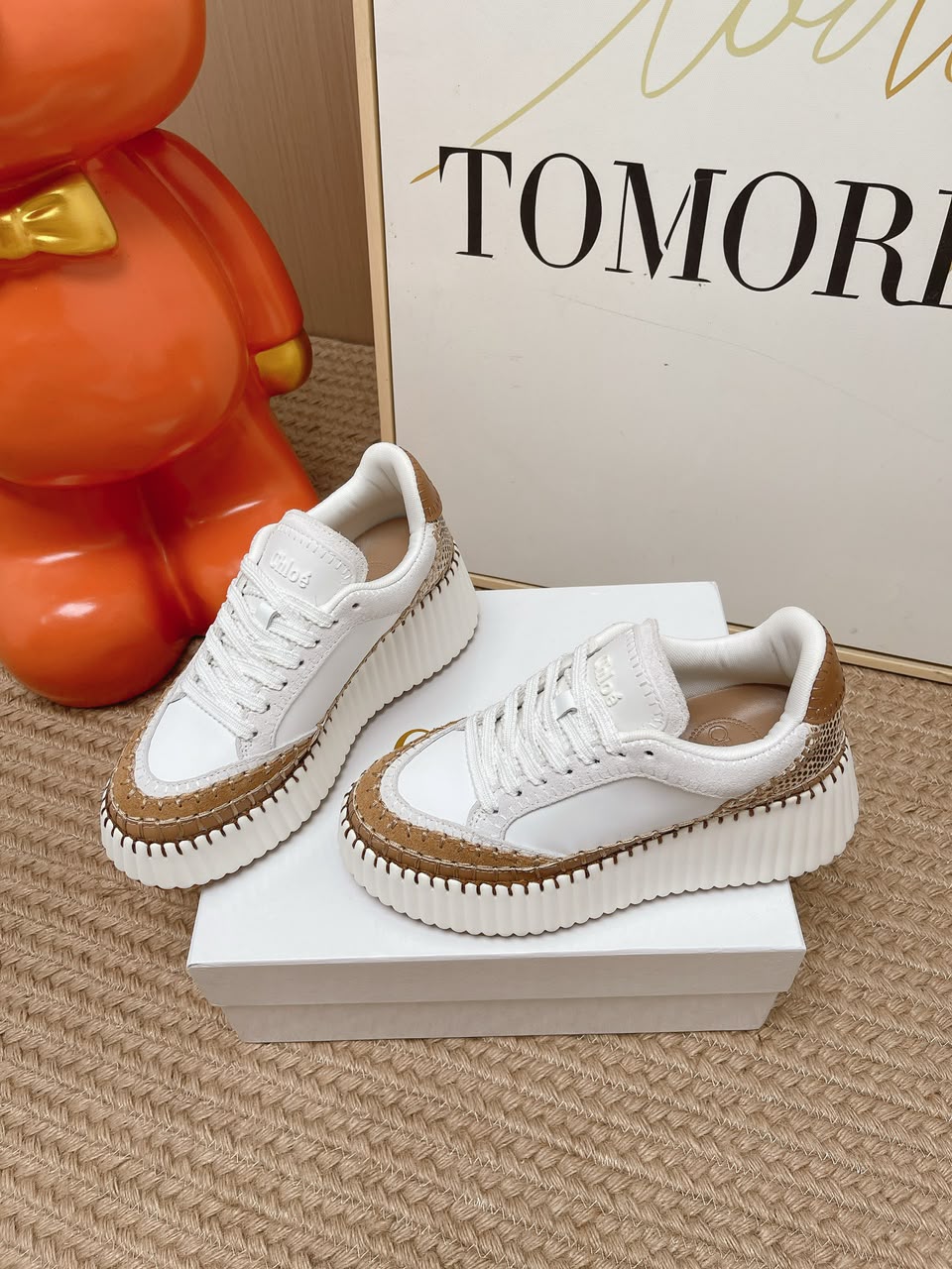 Tênis Chloé Nama com Plataforma