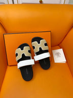 Hermes Chypre Straw & Leather
