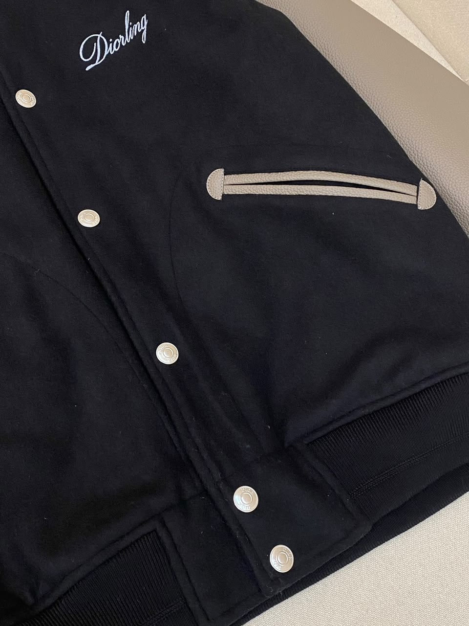 Blouson Varsity Diorling Blue