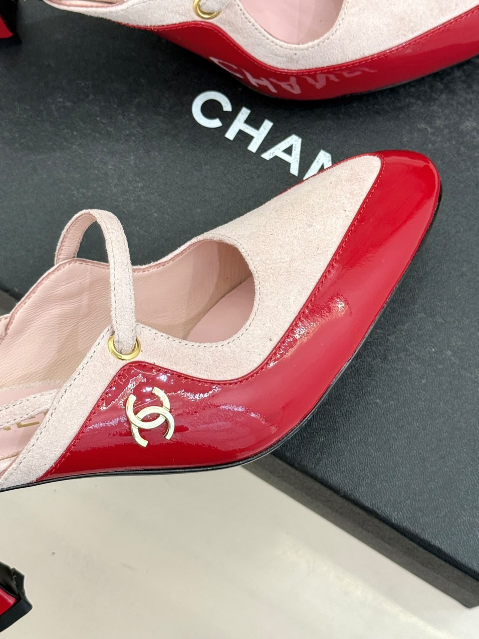 Chanel  Gabrielle Slingback Pumps Pink