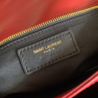 Saint Laurent NIKI baby Bag Red Ferragens Douradas