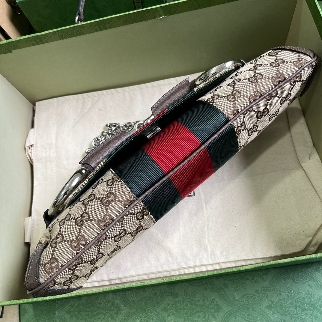 GUCCI Horsebit Chain Small Shoulder Bag