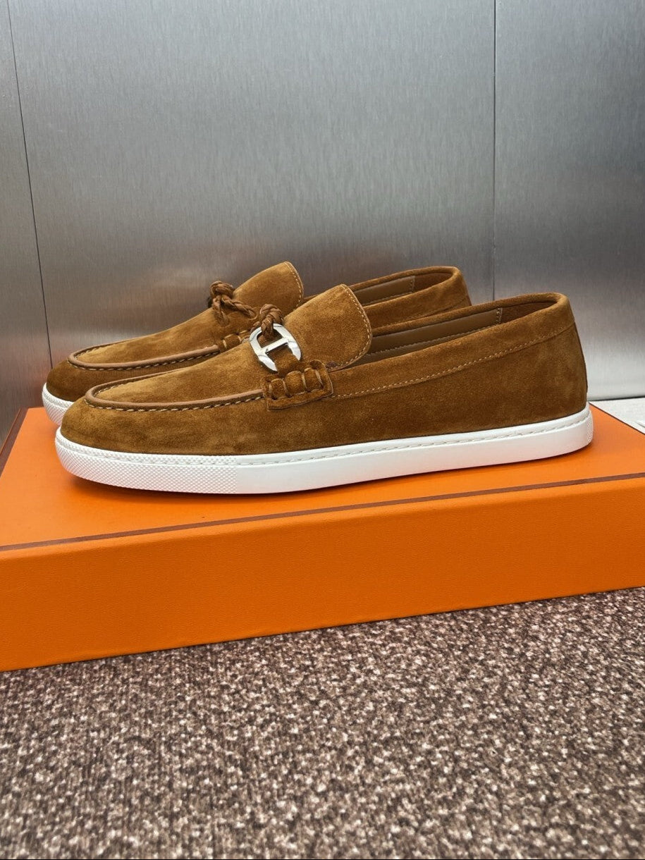 HERMES LOAFER Brown