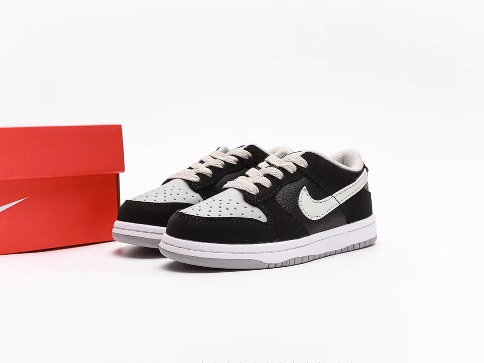 Nike SB Dunk Low  Black White Grey Infantil