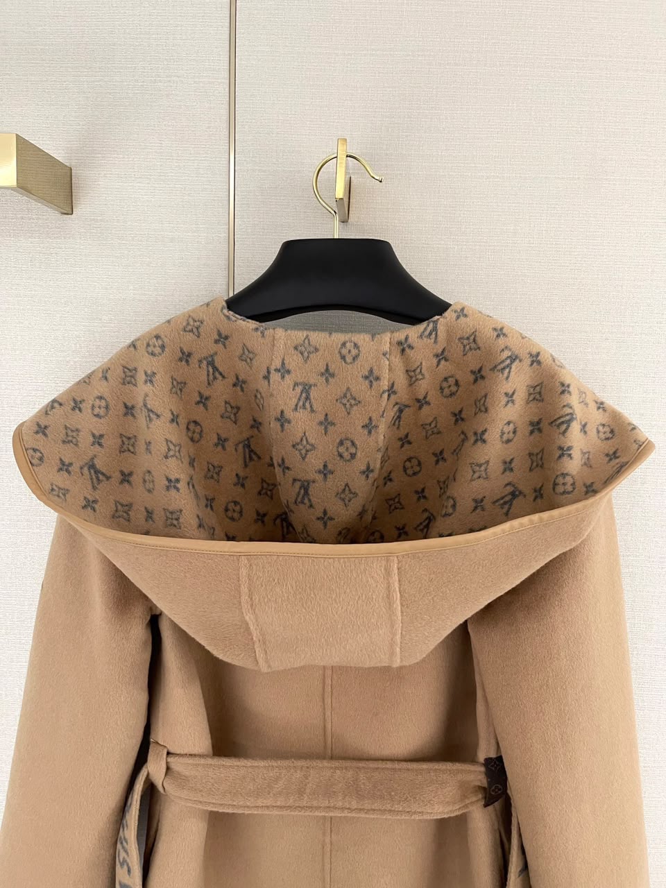 Louis Vuitton Belted Short Wrap Pea Coat