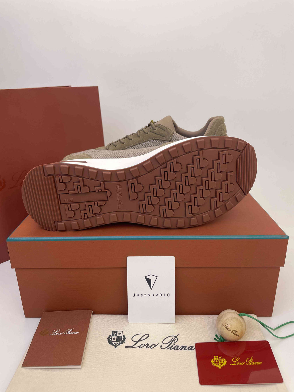 Loro Piana 360 Flexy Walk Knit Sand