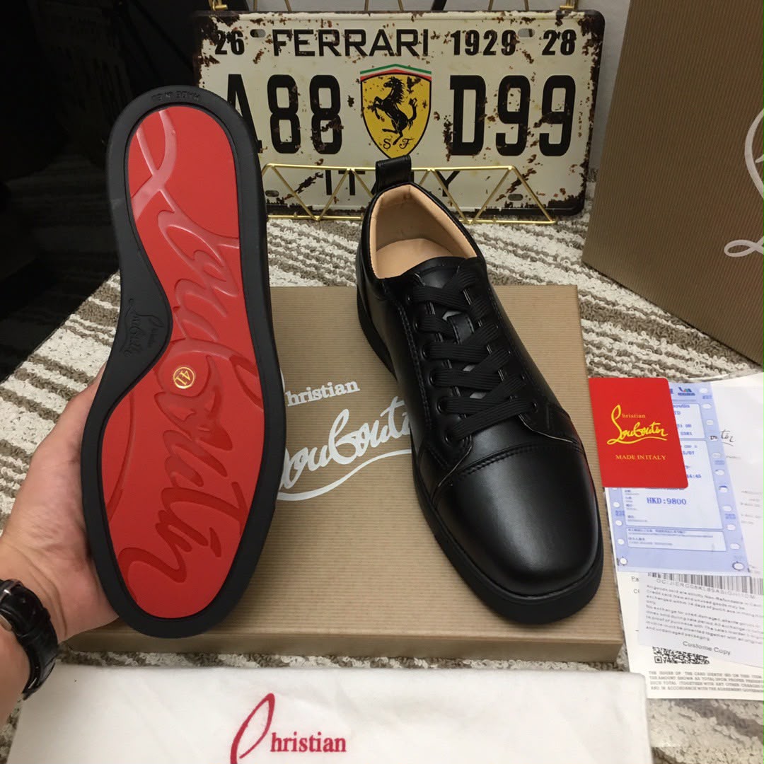 Christian Louboutin Louis Junior Black