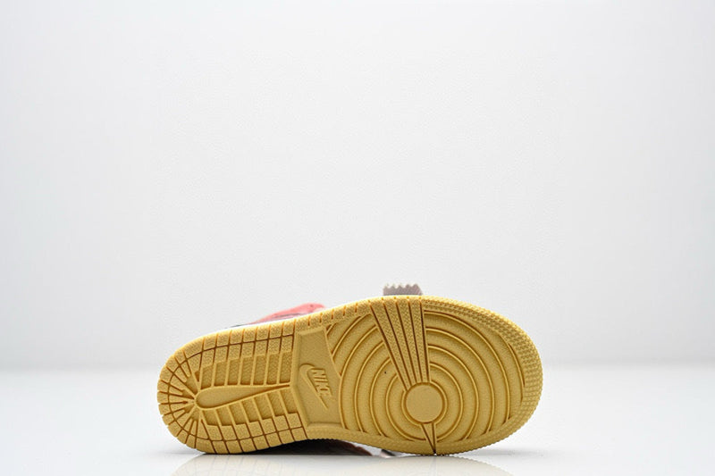 Air Jordan 1 Mid green and red infantil