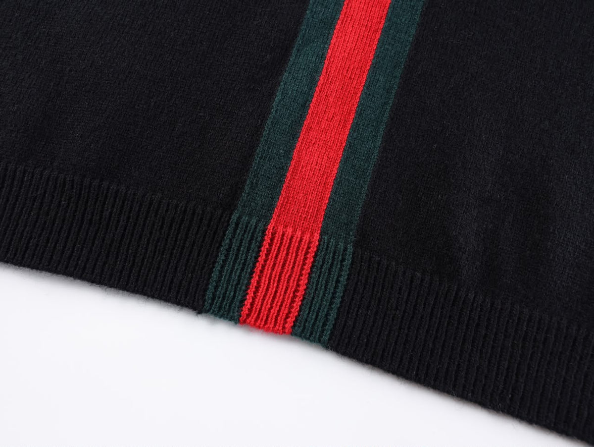 Suéter Gucci de Tricô com Listras Web