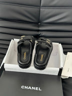 CHANEL Quilted Dad Sandal