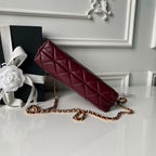 Chanel Mini Shopping Bag Dark Burgundy