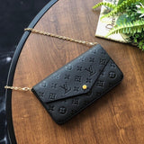 Felicie Pochette Monogram Empreinte Black