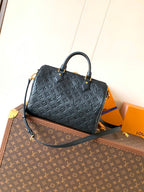 Louis Vuitton Speedy 30 B Soft Denim Black
