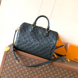 Louis Vuitton Speedy 30 B Soft Denim Black