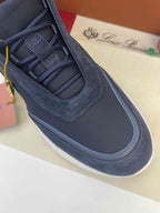 Loro Piana Modular Walk Sneaker Navy Blue .