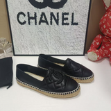 Espadrilles Chanel Lambskin Black