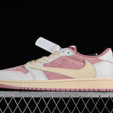 TRAVIS SCOTT X AIR JORDAN 1 LOW SHY PINK.