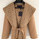 Louis Vuitton Belted Short Wrap Pea Coat