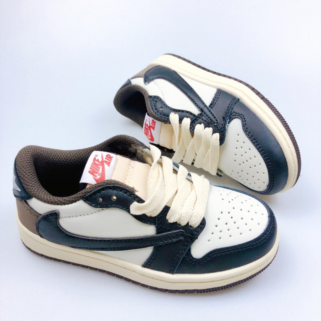 Jordan 1 Retro  x Travis Scott Brown and Black Infantil