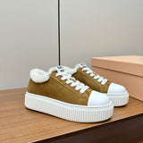 Miu Miu Sneakers in Suede Leather