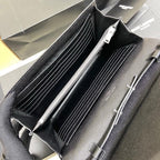 Saint Laurent Shoulder Bag Black Ferragens Prata