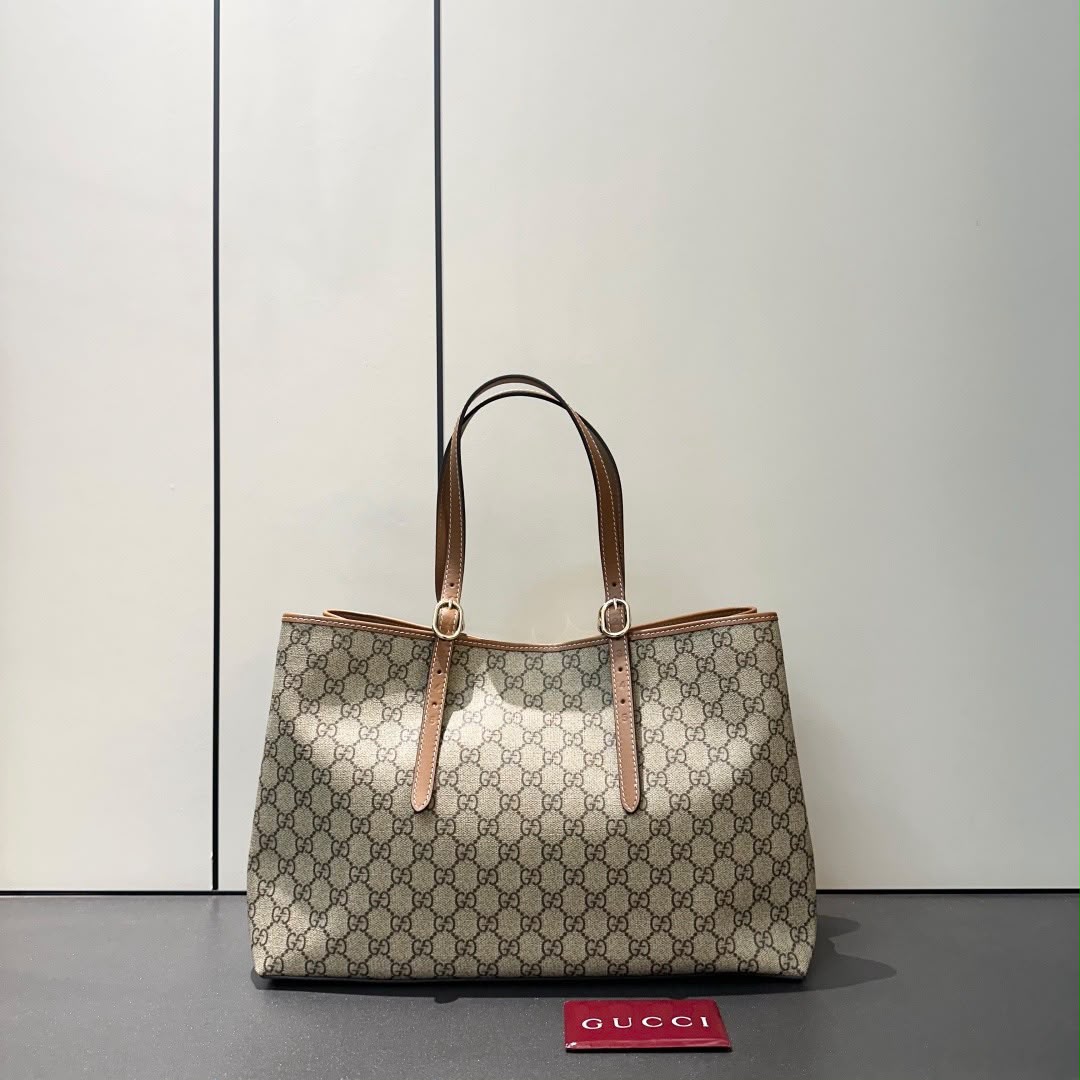 Gucci GG Emblem Tote Bag